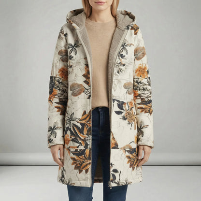 Long Fitted Hooded Jacket - Philine