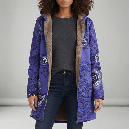 Long Fitted Hooded Jacket - Philine