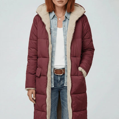 Long Ladies Puffer Coat - Alexa