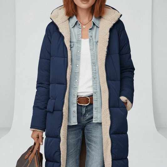 Long Ladies Puffer Coat - Alexa
