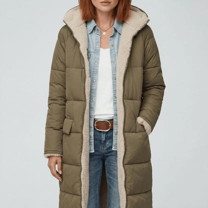 Long Ladies Puffer Coat - Alexa