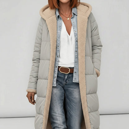 Long Ladies Puffer Coat - Alexa