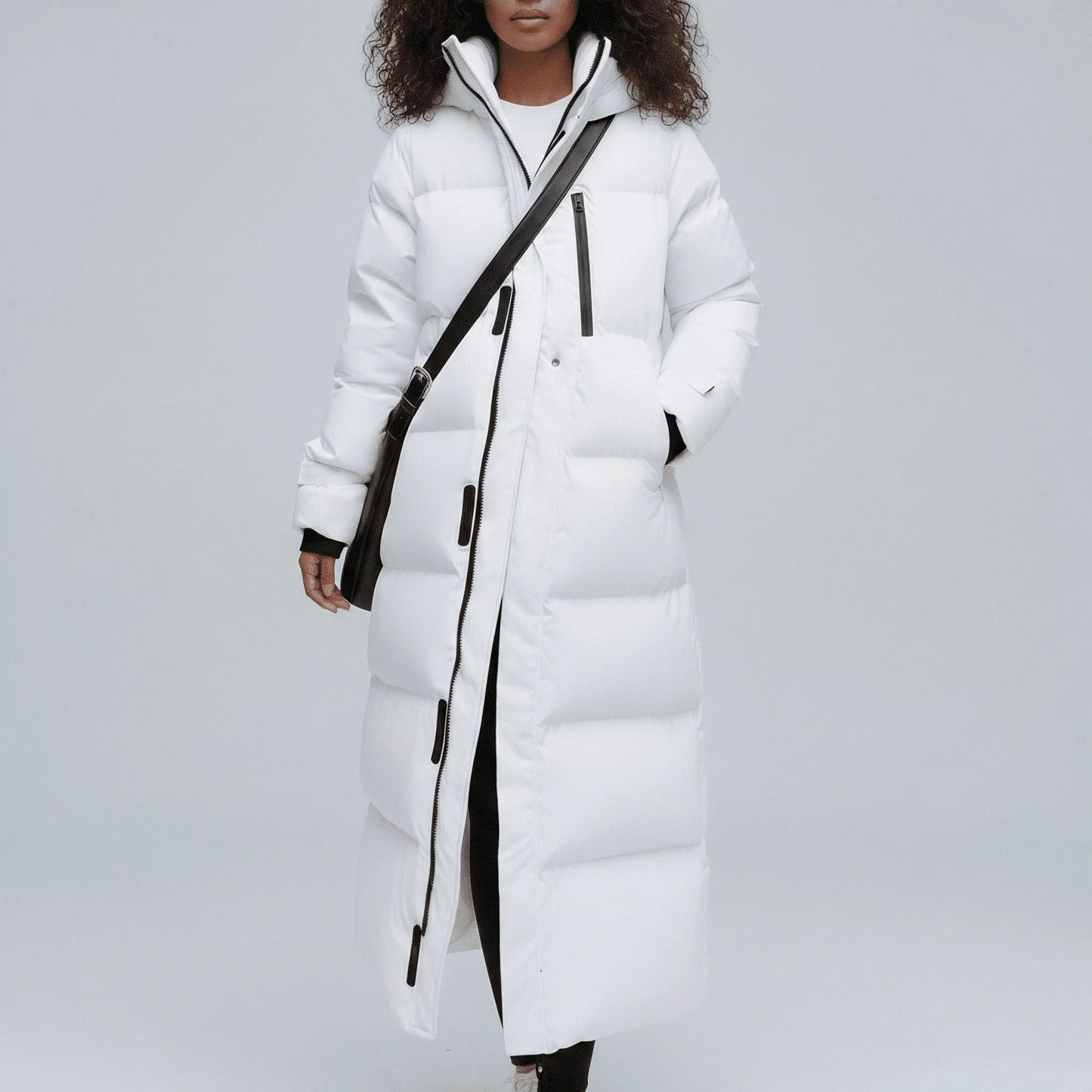 Long Ladies Puffer Coat - Samantha