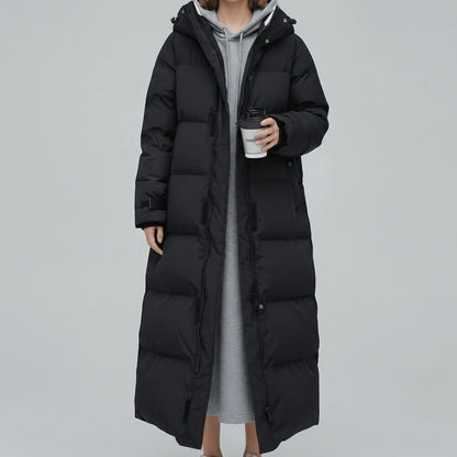 Long Ladies Puffer Coat - Samantha