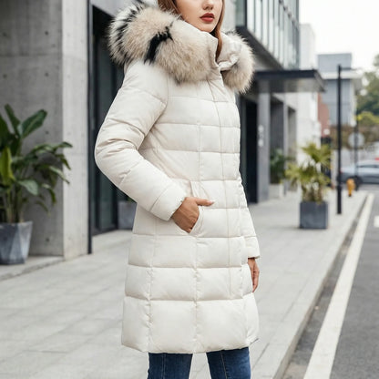 Long Ladies Puffer Coat - Tanja