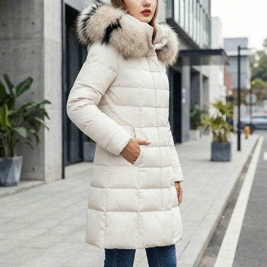 Long Ladies Puffer Coat - Tanja