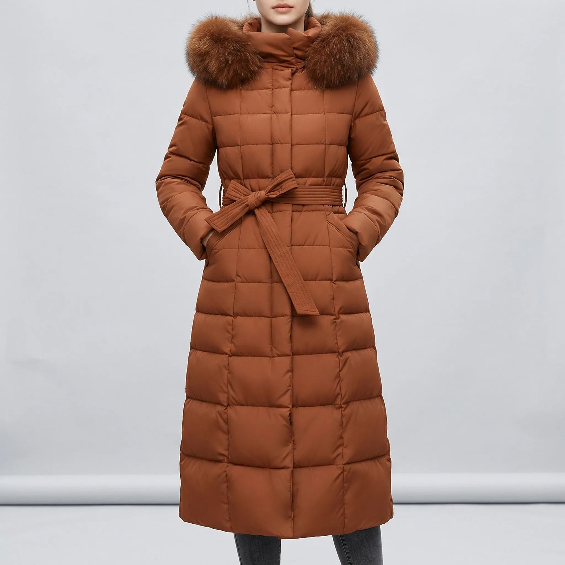 Long Ladies Puffer Coat - Tanja