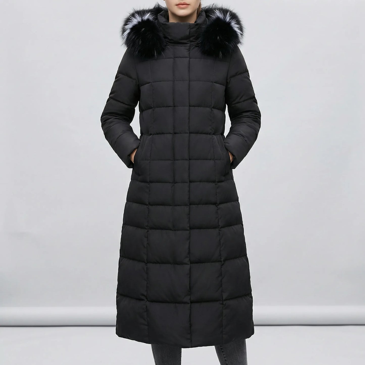 Long Ladies Puffer Coat - Tanja