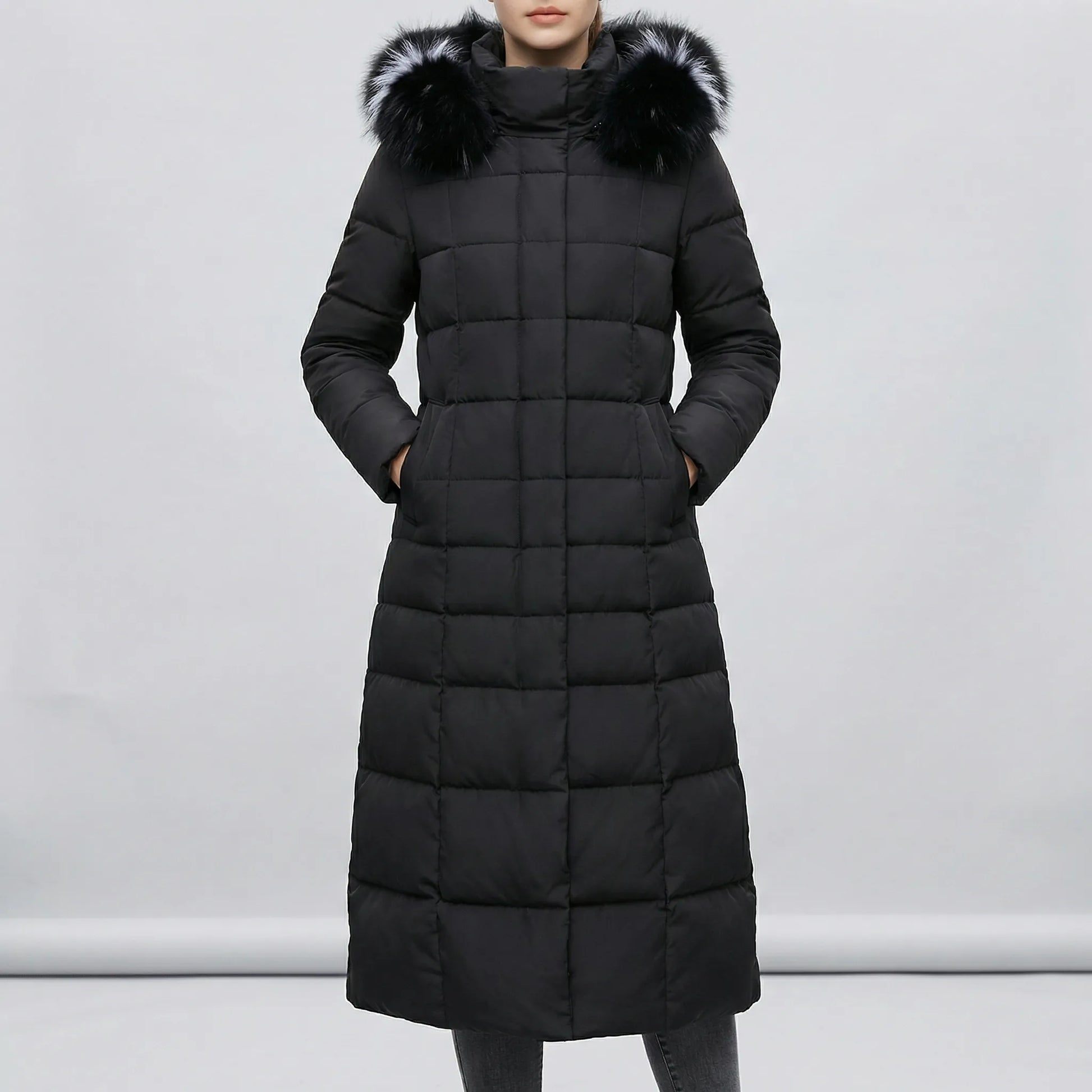 Long Ladies Puffer Coat - Tanja