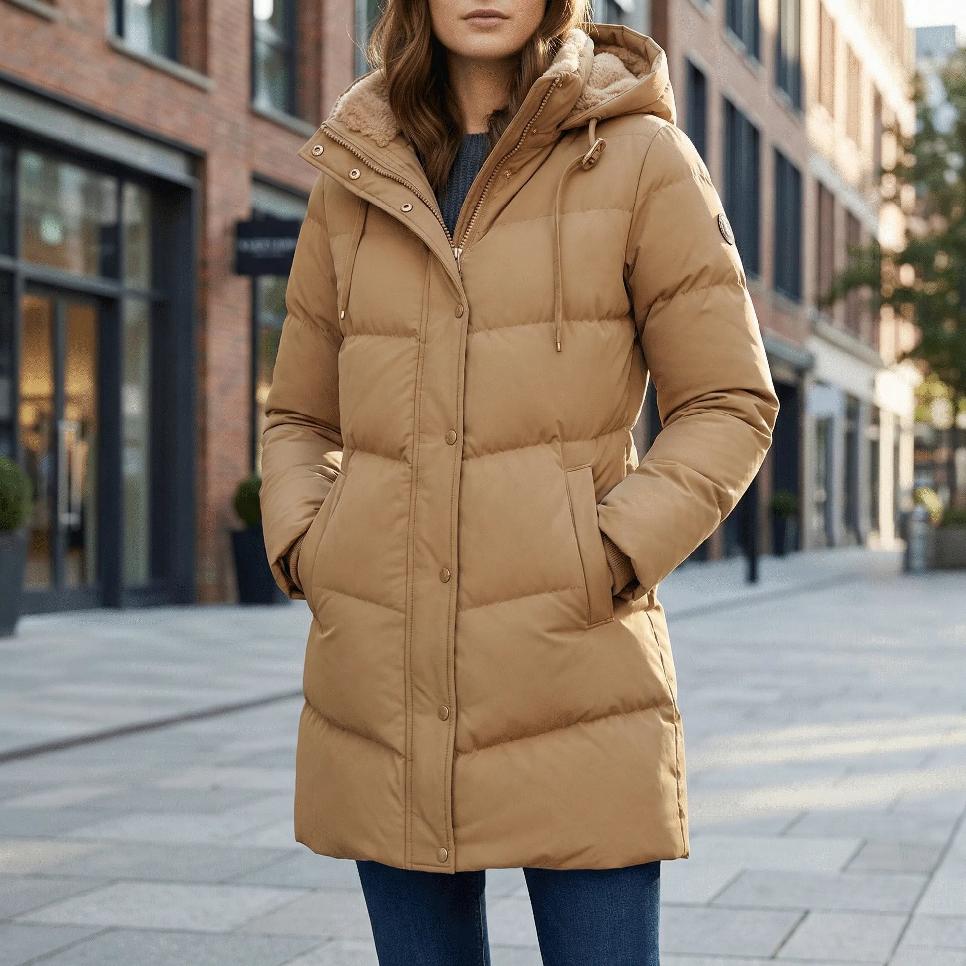 Long Padded Winter Jacket - Emelie
