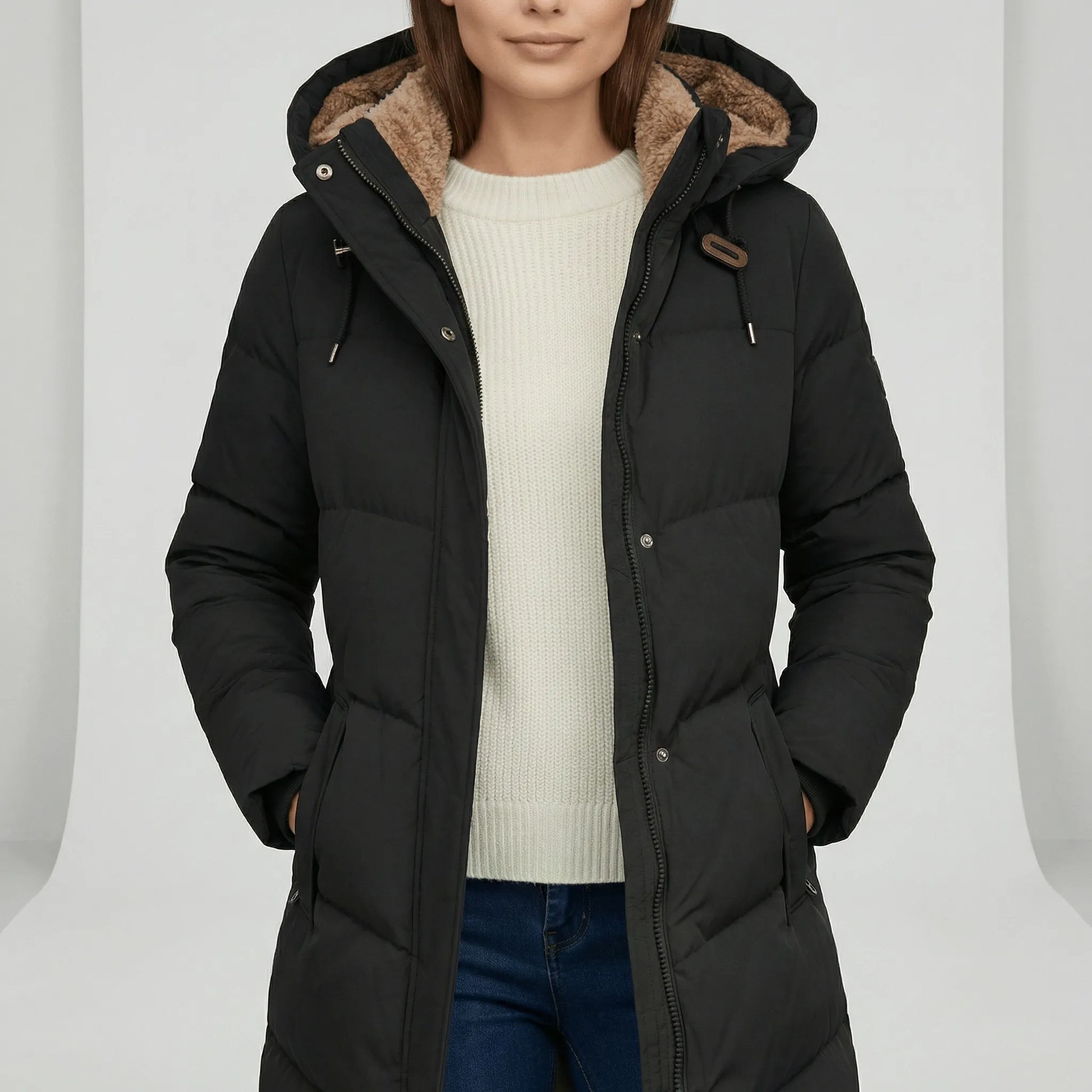 Long Padded Winter Jacket - Emelie