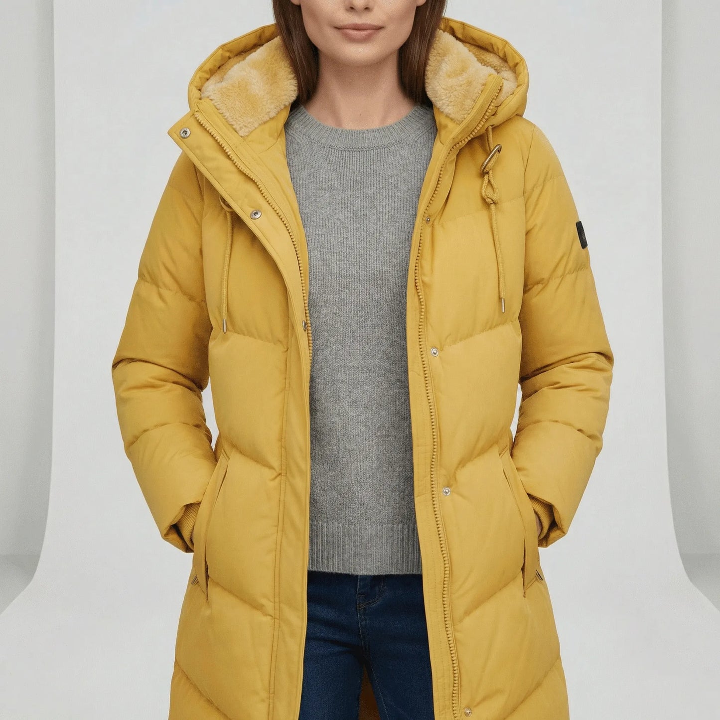 Long Padded Winter Jacket - Emelie