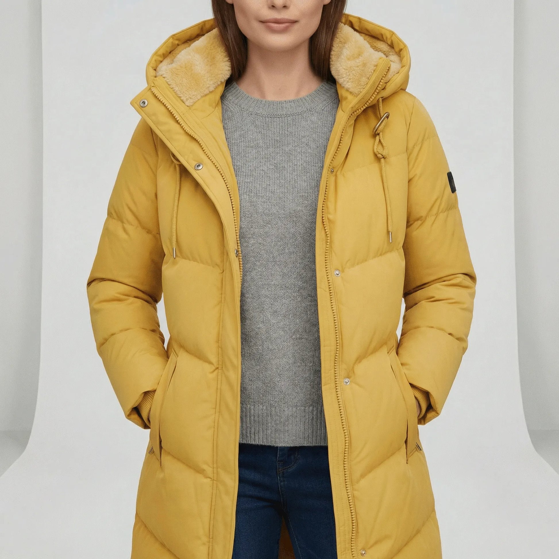 Long Padded Winter Jacket - Emelie