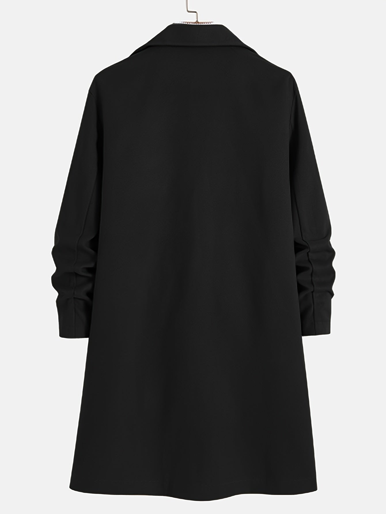 Long Single-Breasted Lapel Overcoat - Russell