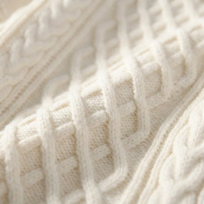 Long Sleeve Cable Knit Jumper - David
