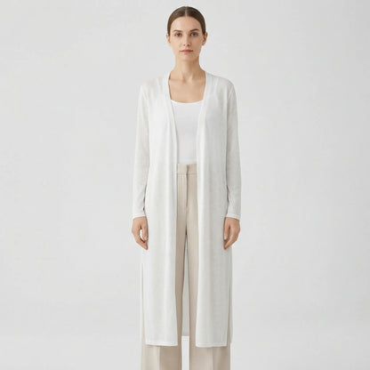 Long Sleeve Cardigan Sweater - Sandy