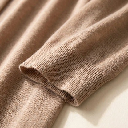 Long Sleeve Cardigan Sweater - Sandy