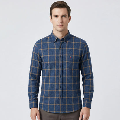 Long Sleeve Checked Shirt - Rayan