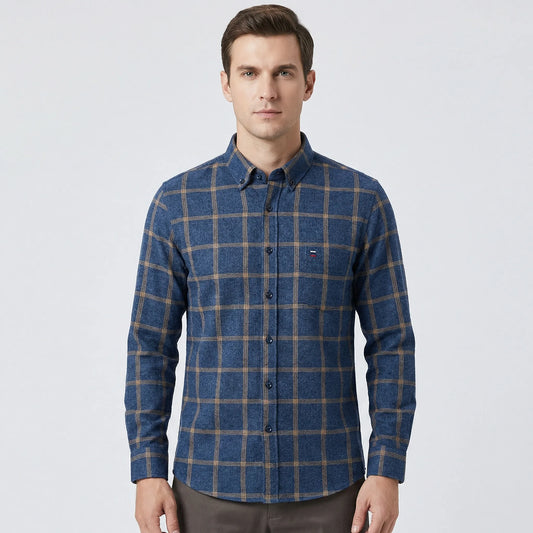 Long Sleeve Checked Shirt - Rayan