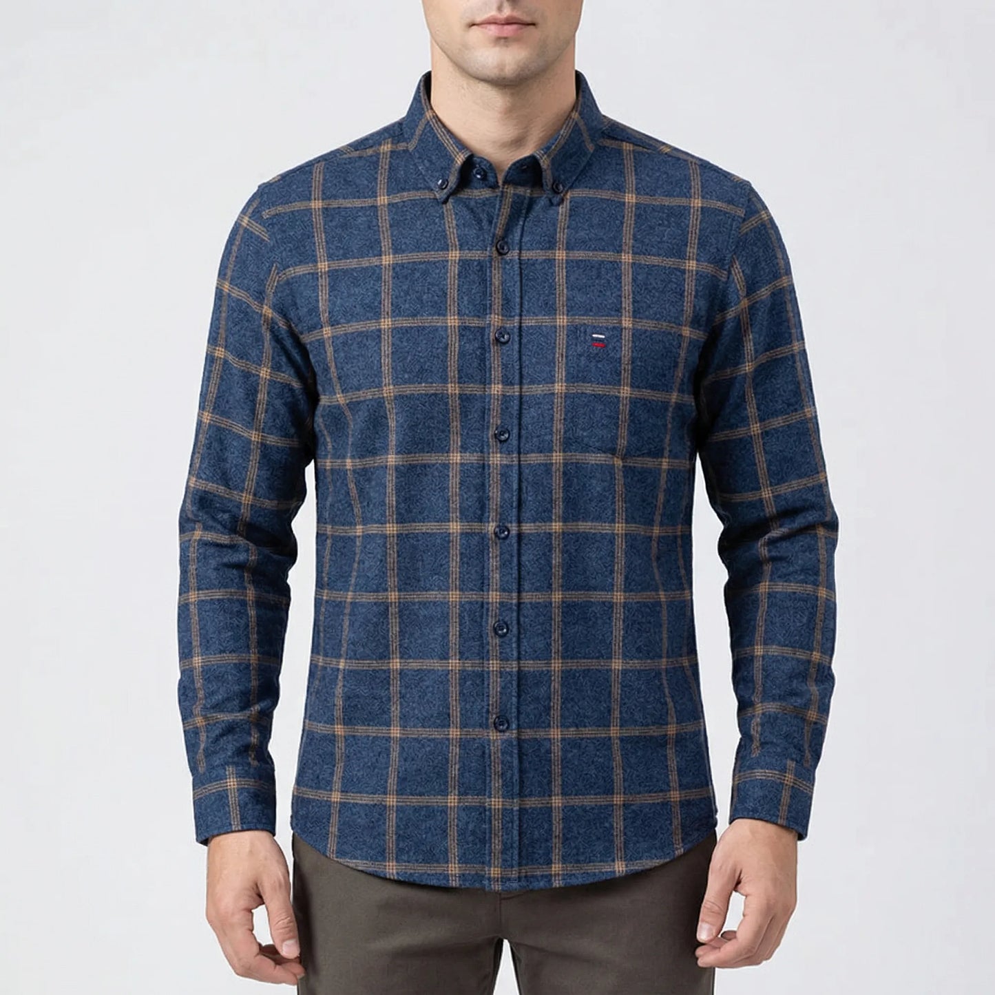 Long Sleeve Checked Shirt - Rayan