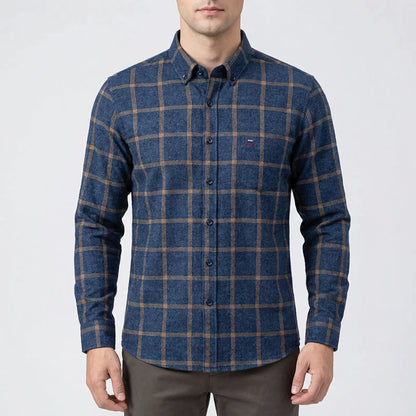 Long Sleeve Checked Shirt - Rayan
