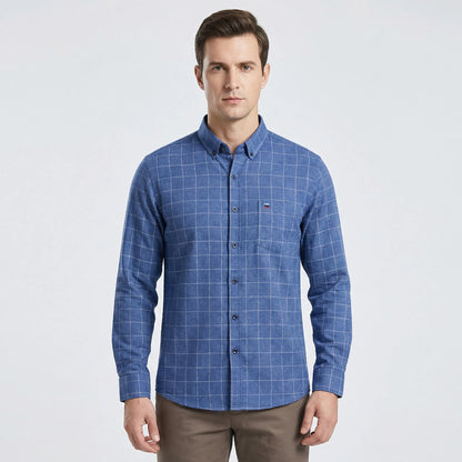 Long Sleeve Checked Shirt - Rayan