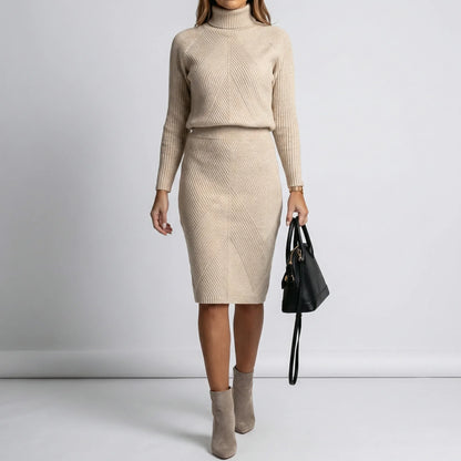 Long Sleeve Midi Dress - Viktoria