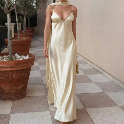 Long Slip Dress -  Lois