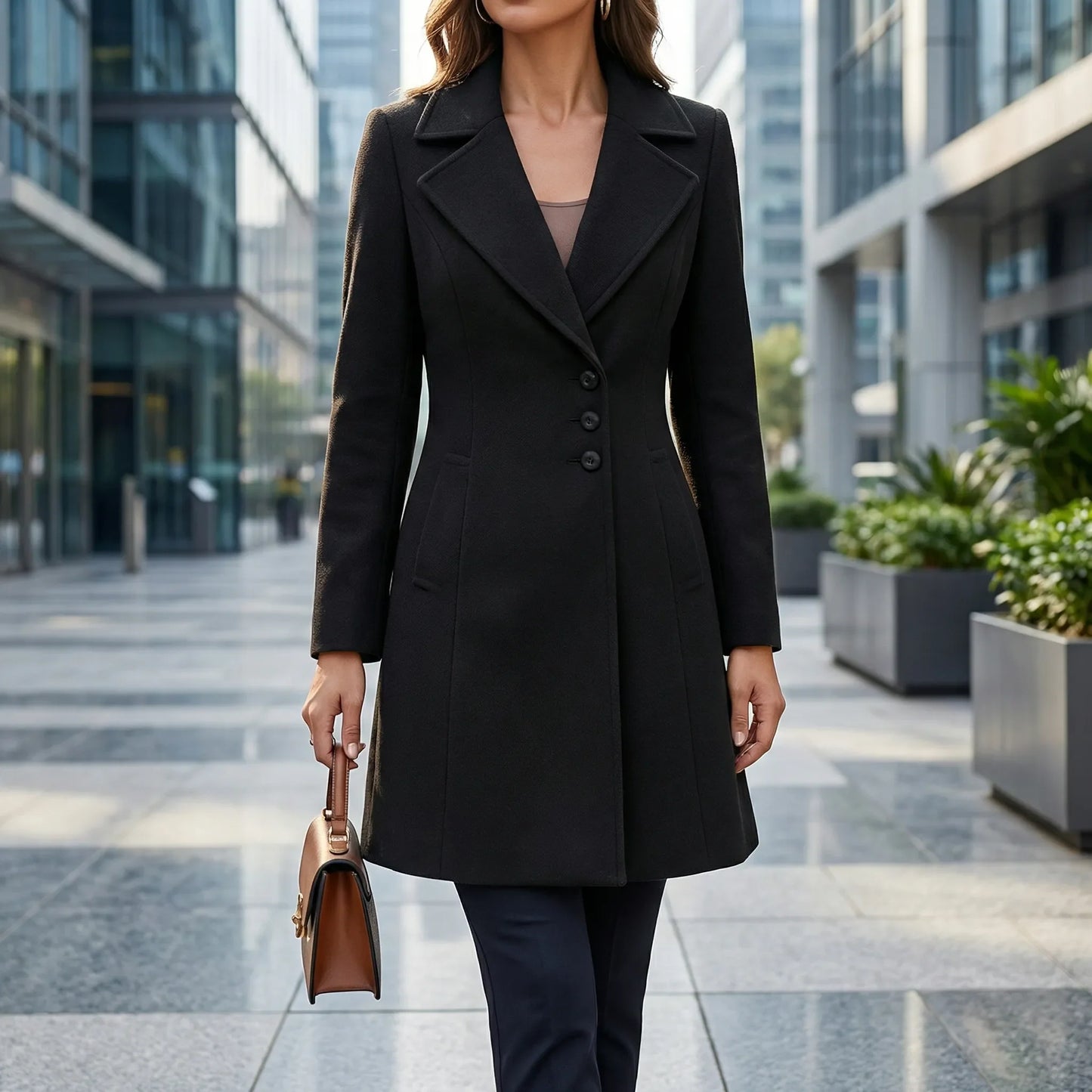 Long Tailored Coat - Leila
