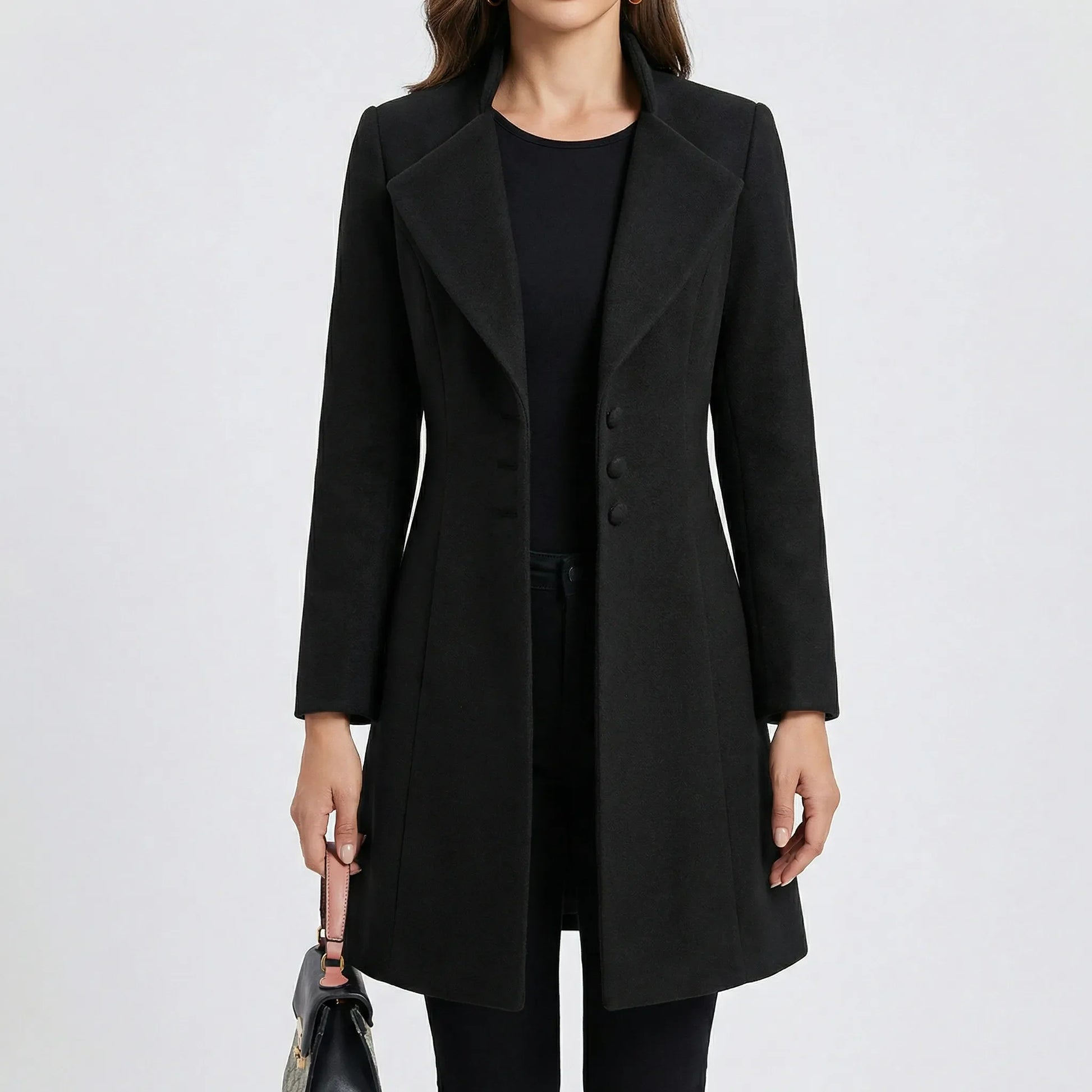 Long Tailored Coat - Leila