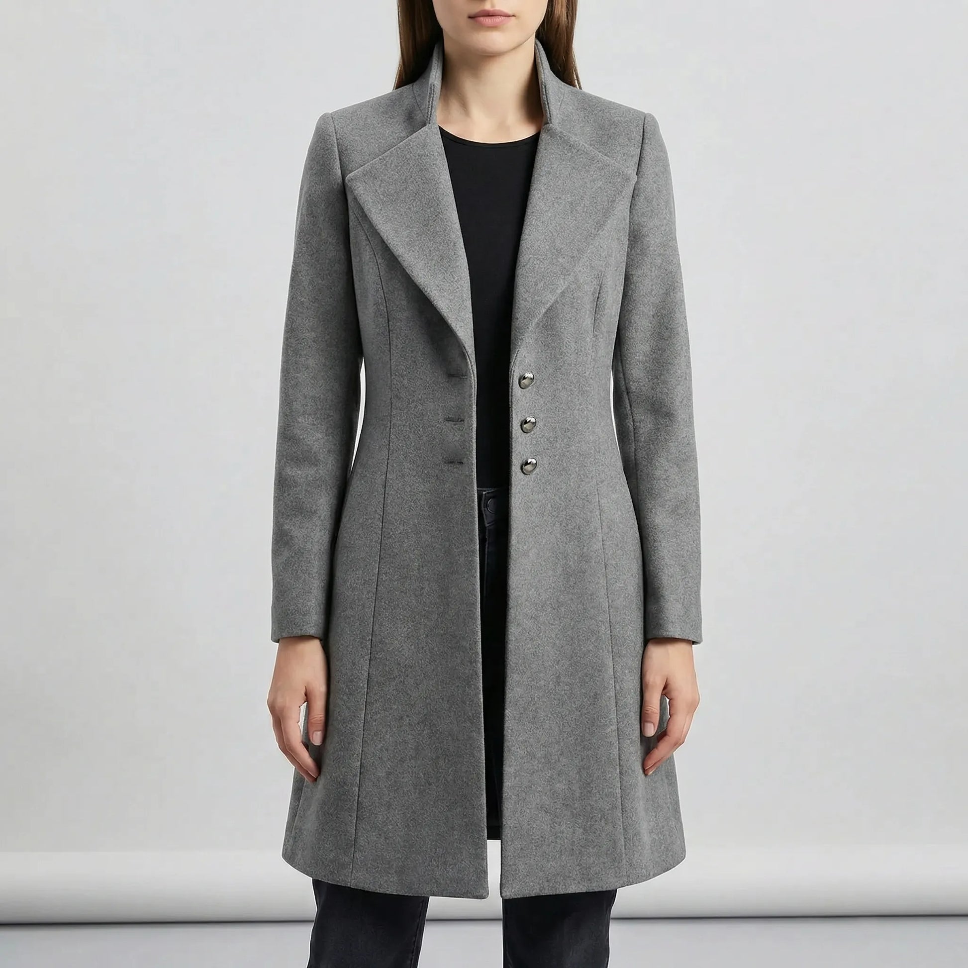 Long Tailored Coat - Leila