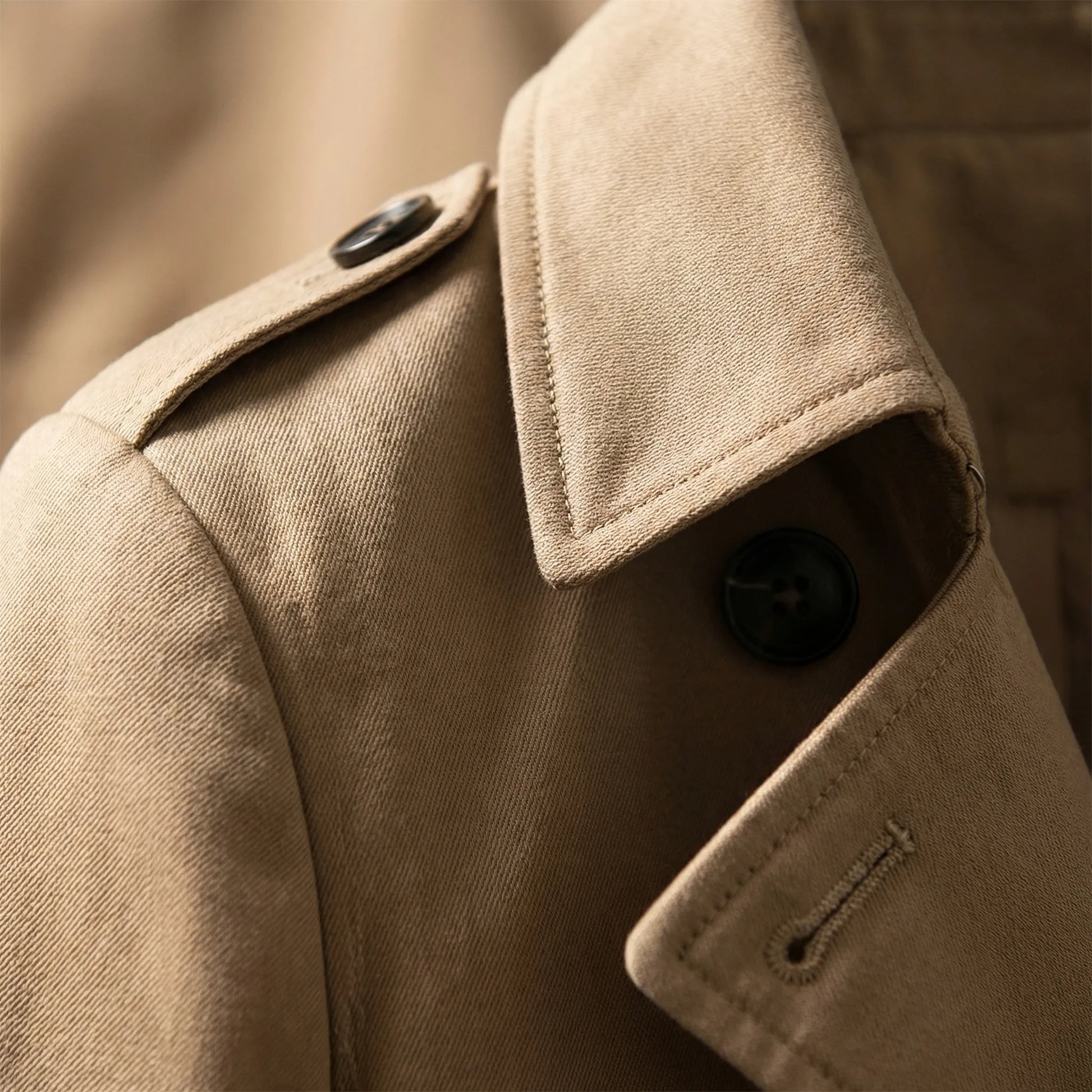 Long Tailored Trench Coat - Alicia