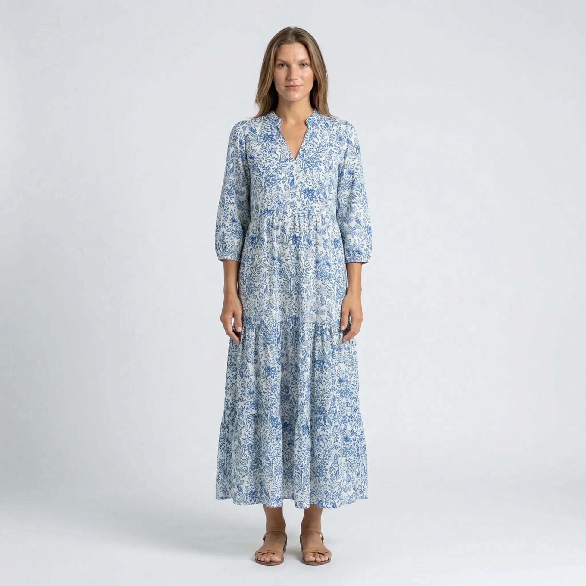 Long Tiered Maxi Dress - Kimberley