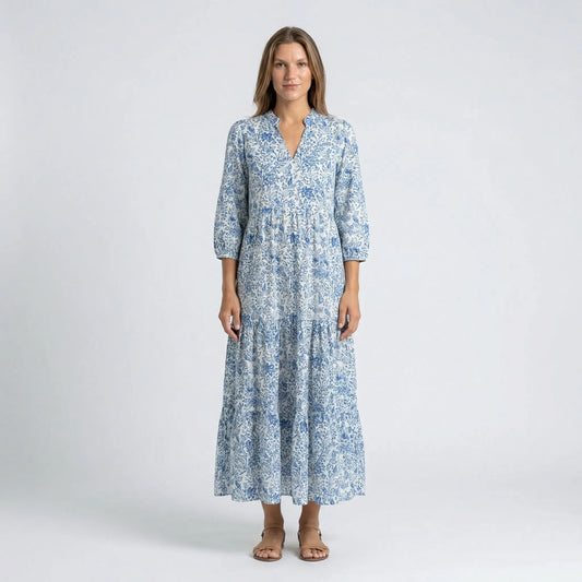 Long Tiered Maxi Dress - Kimberley