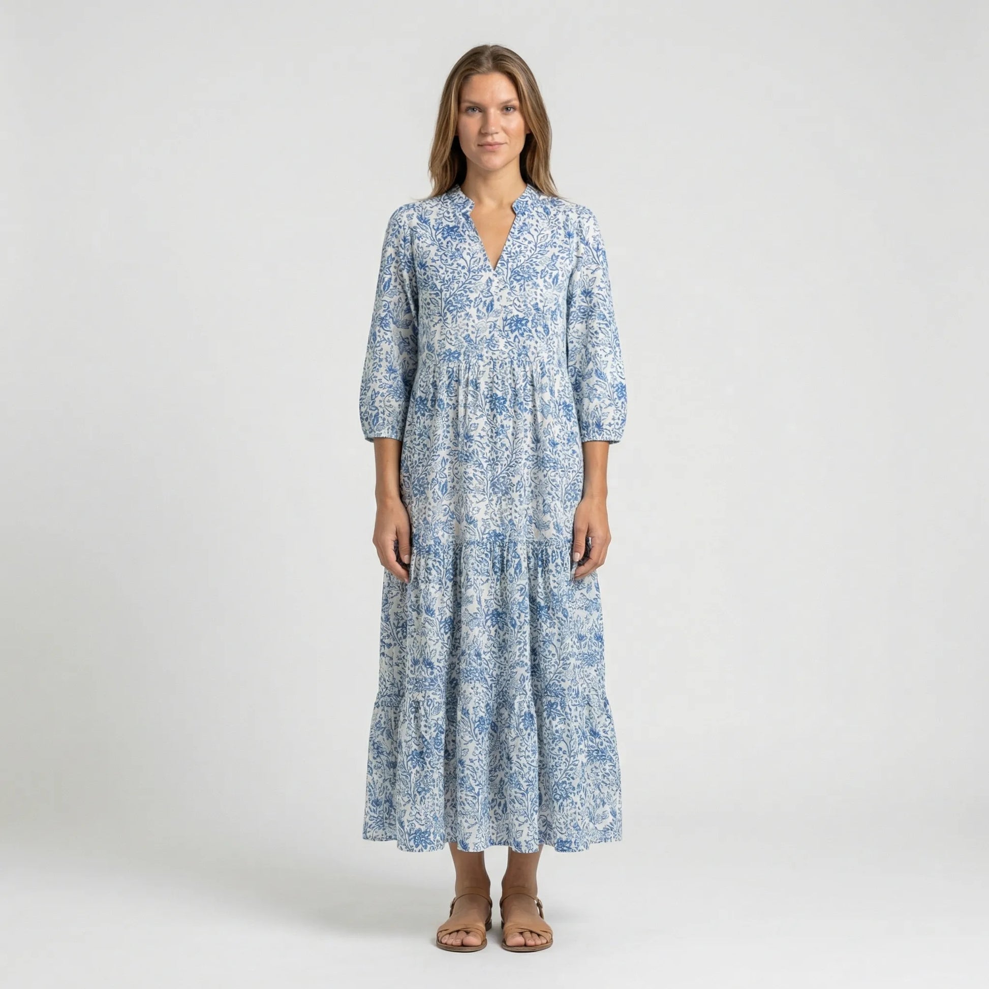 Long Tiered Maxi Dress - Kimberley