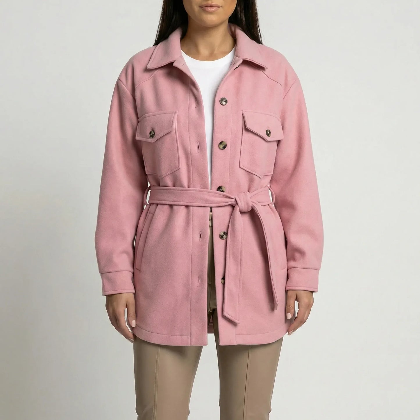 Longline Shacket - Frieda
