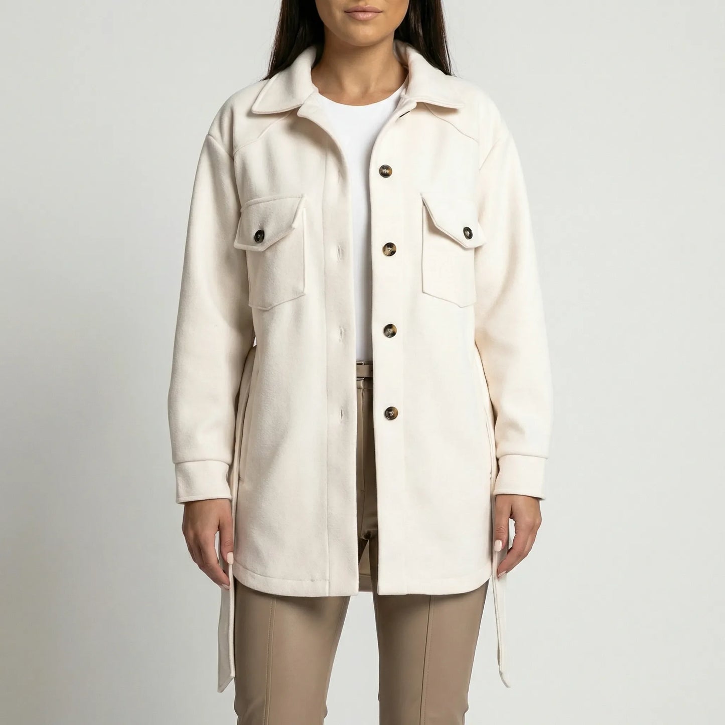 Longline Shacket - Frieda