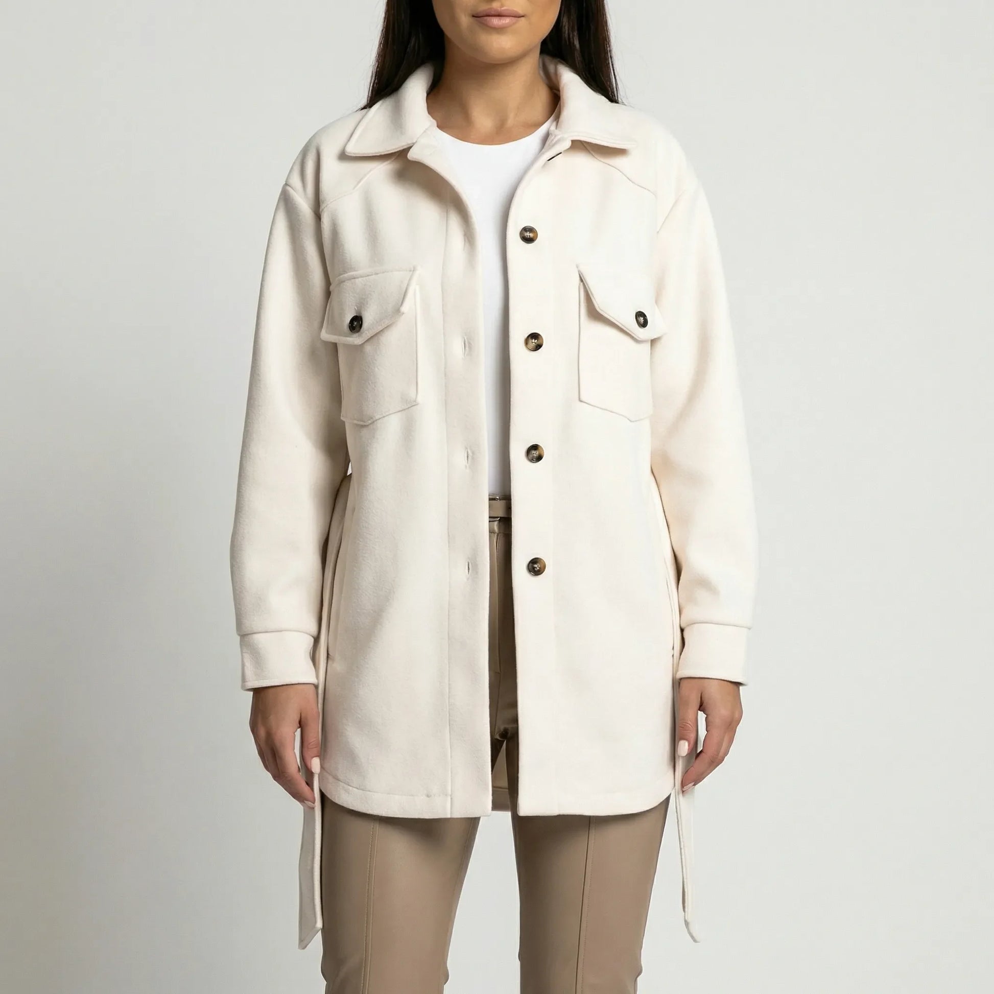 Longline Shacket - Frieda