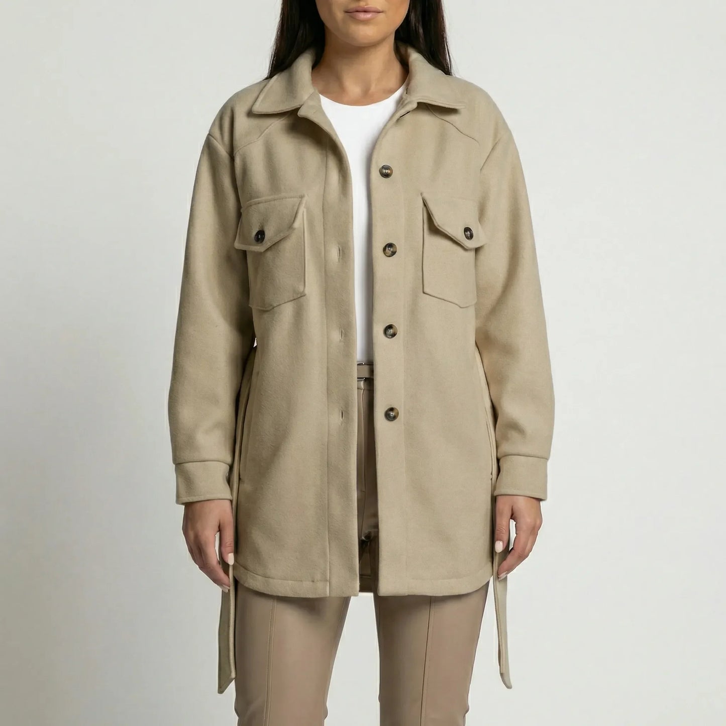Longline Shacket - Frieda