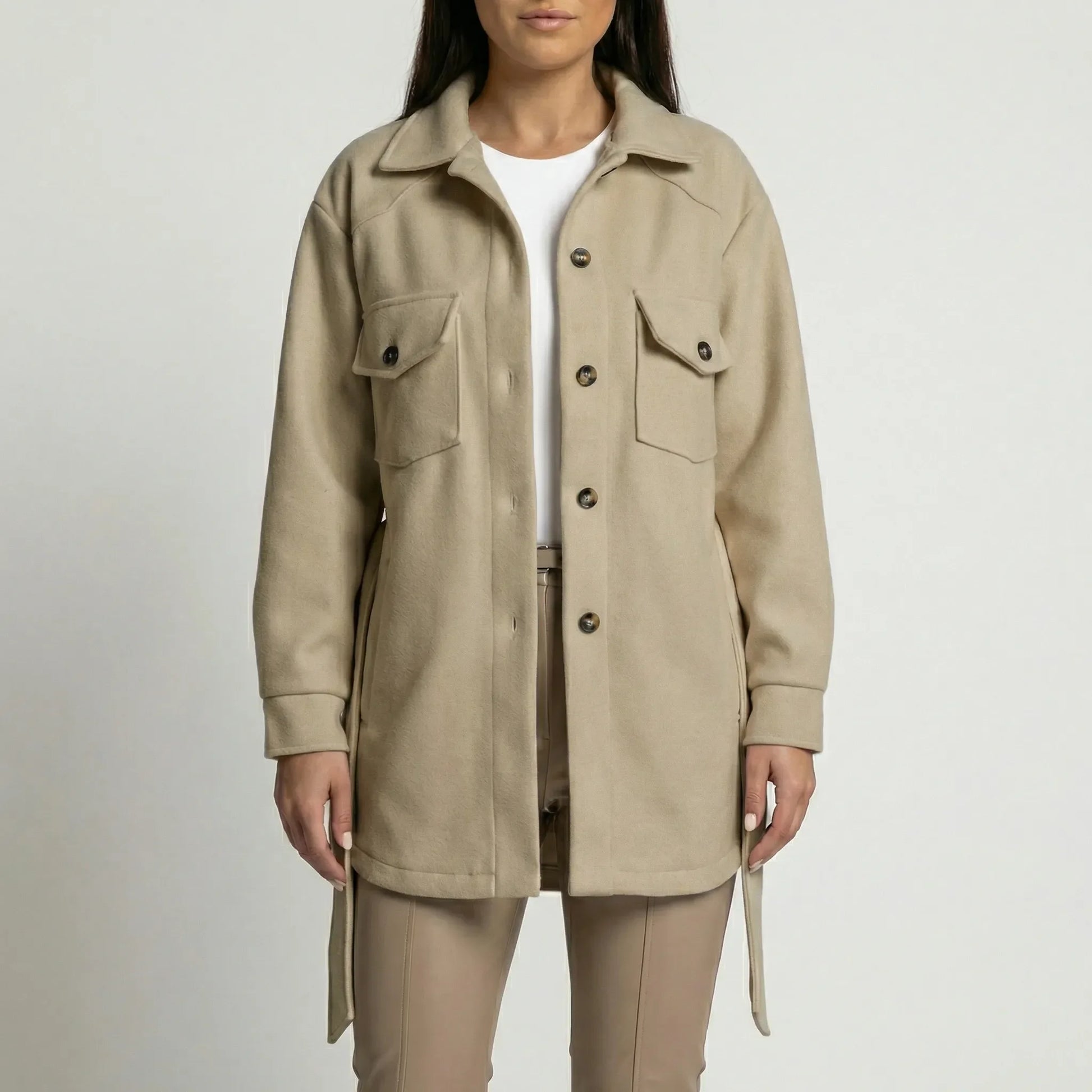 Longline Shacket - Frieda