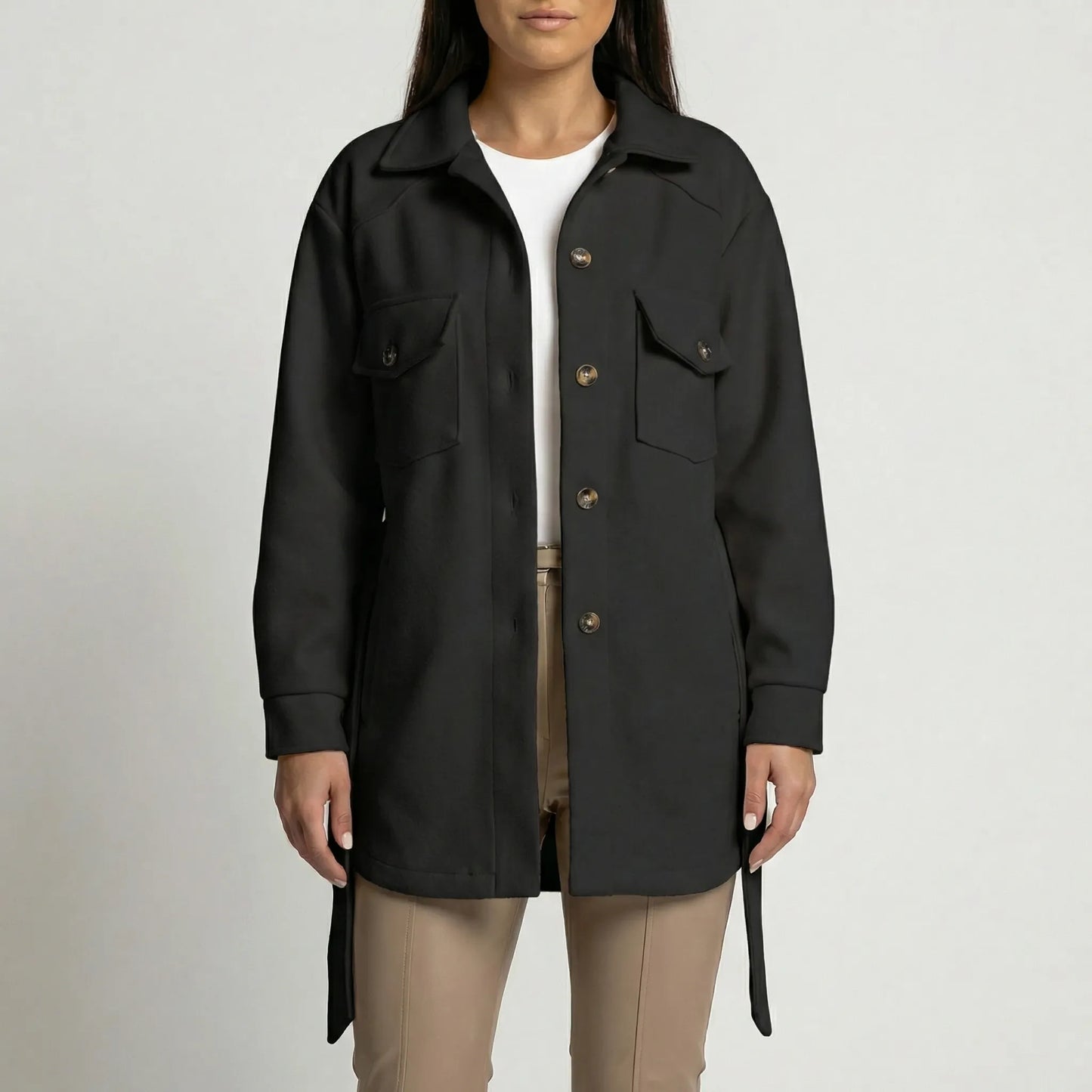 Longline Shacket - Frieda