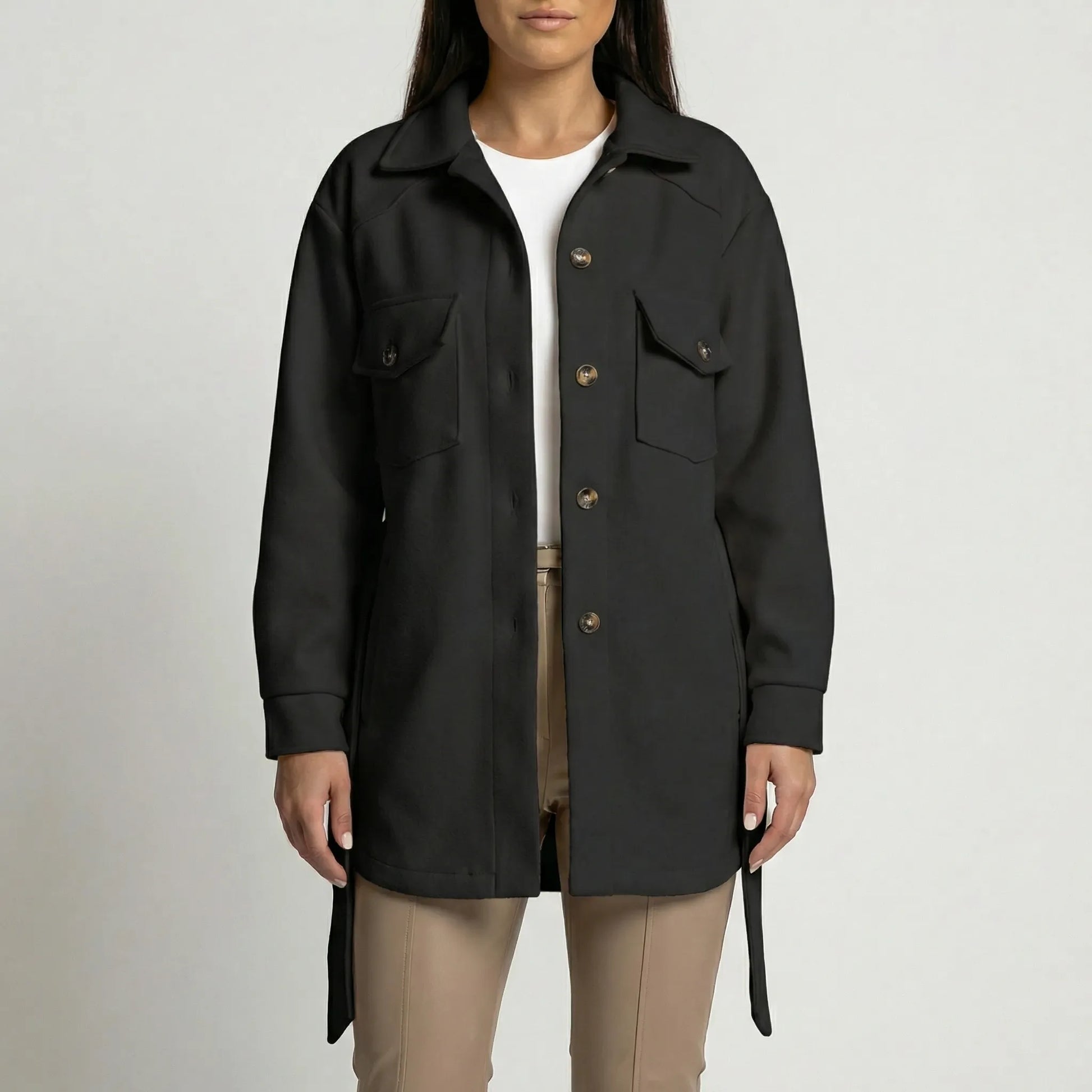 Longline Shacket - Frieda