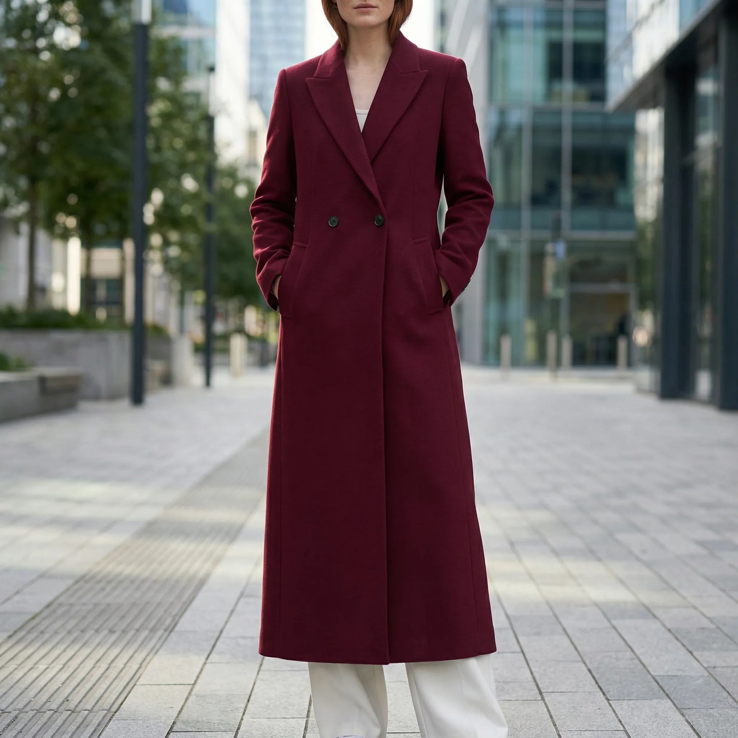 Longline Tailored Coat - Colleen