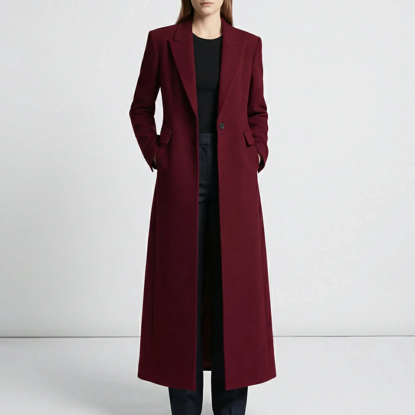 Longline Tailored Coat - Colleen