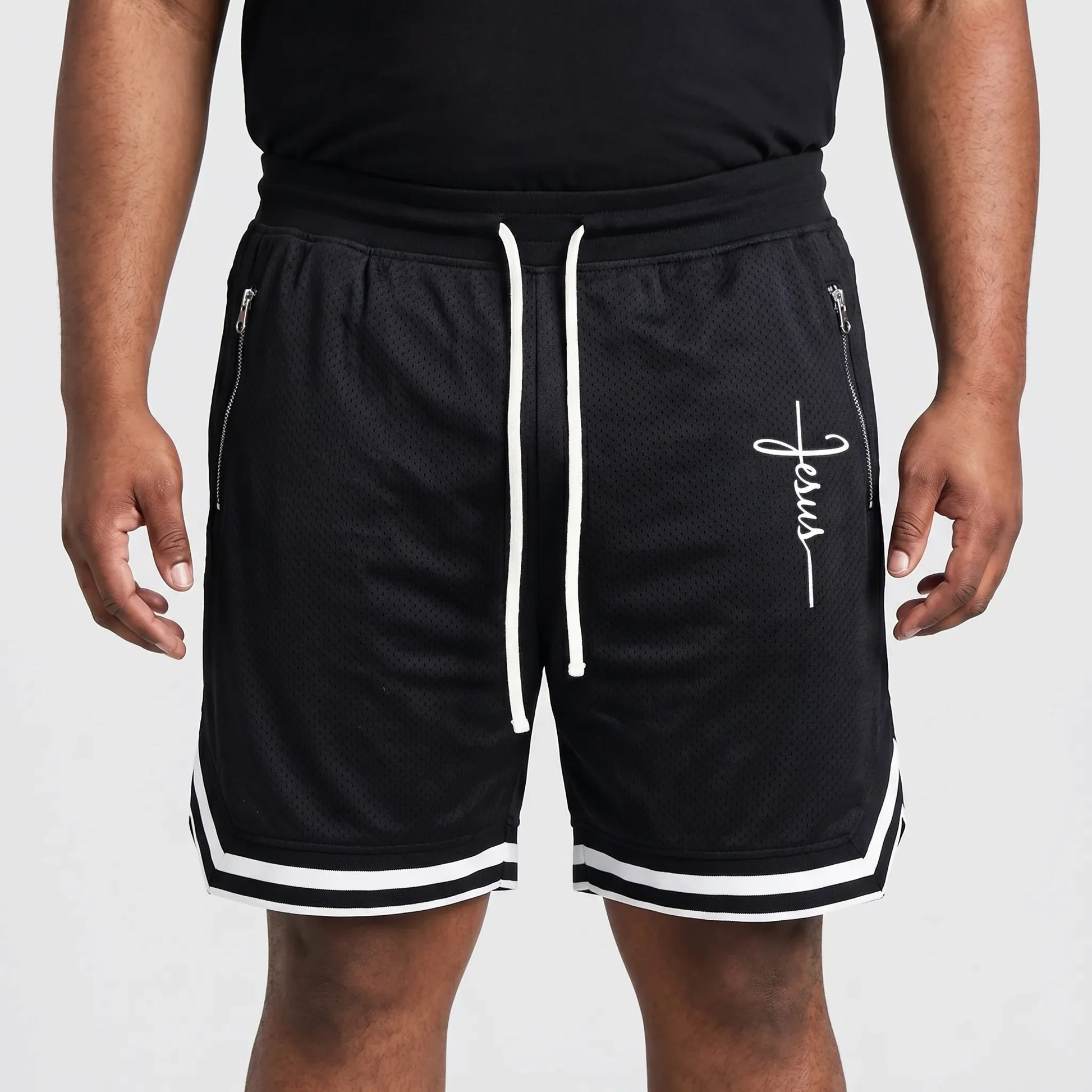 Loose Fit Athletic Basketball Shorts - Chad