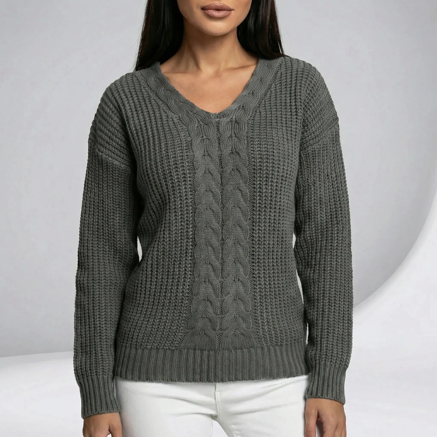 Loose Fit Long Sleeve Jumper - Carla