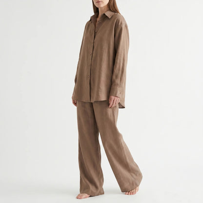 Loose Fit Two Piece Trouser Set - Desiree