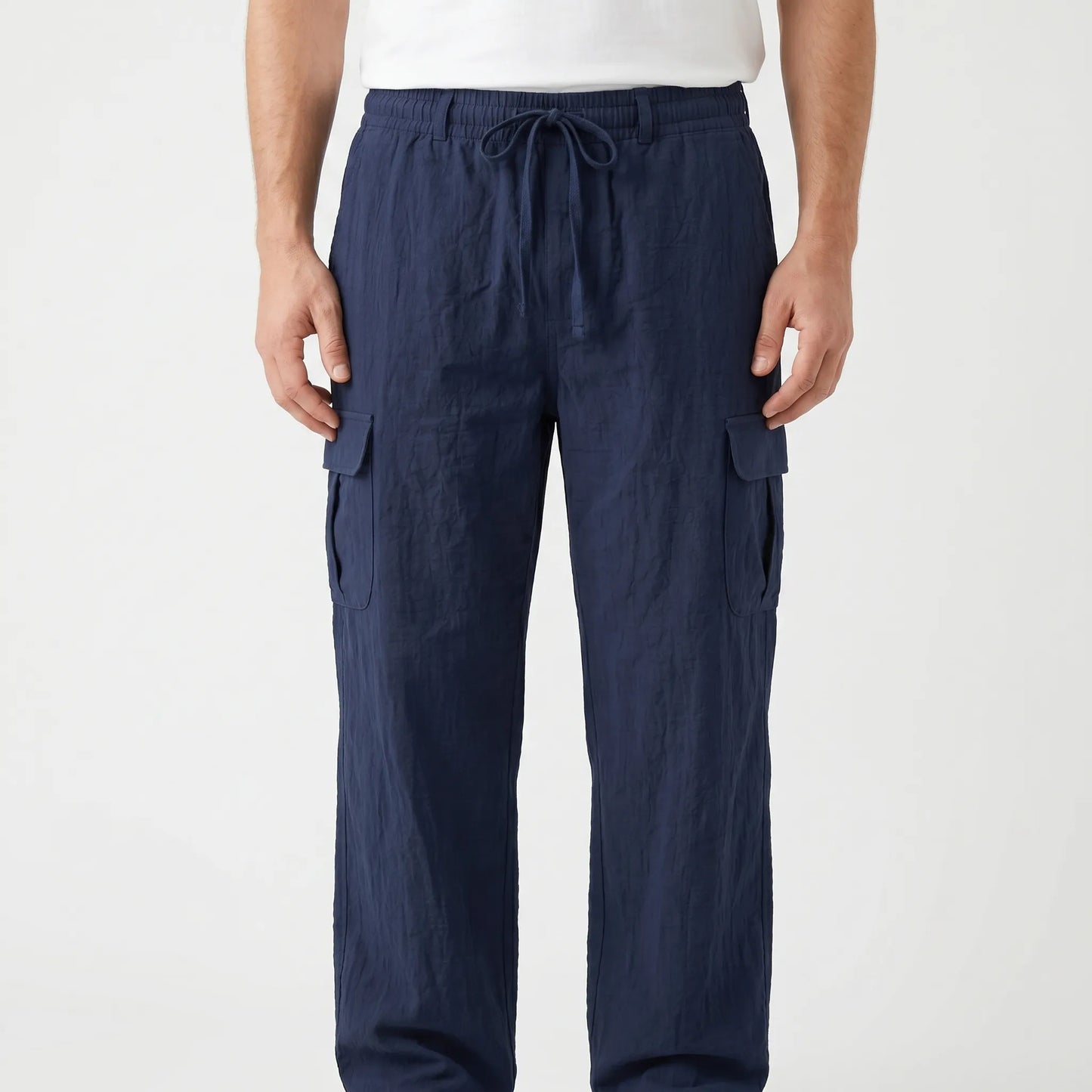 Loose Straight Leg Cargo Trousers -  Otis