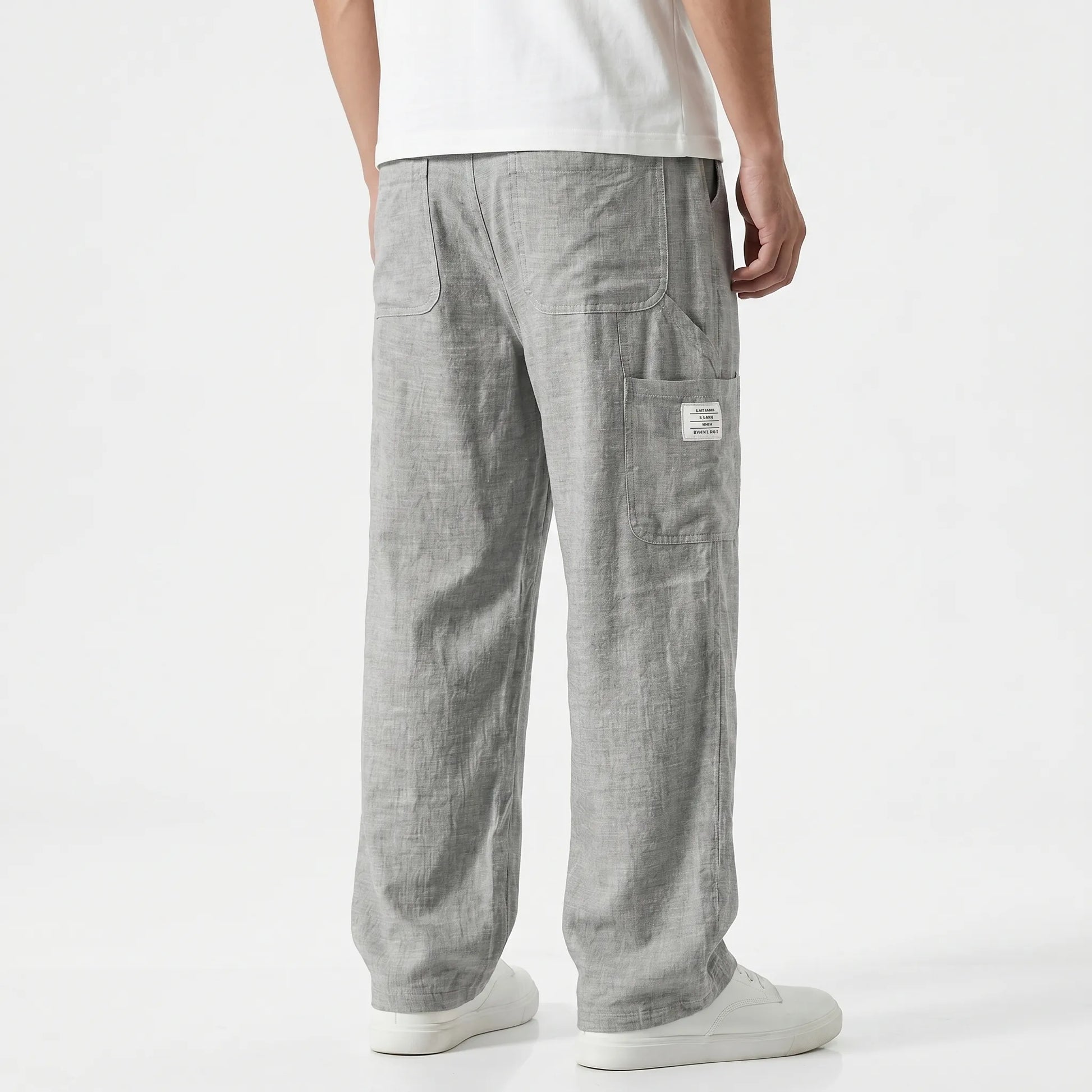Loose Straight Leg Trousers -  Neal