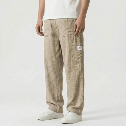 Loose Straight Leg Trousers -  Neal